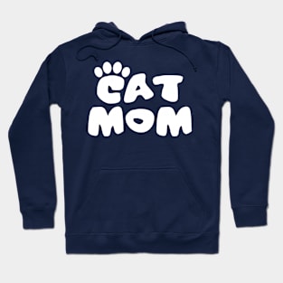 Cat Mom Logo Hoodie